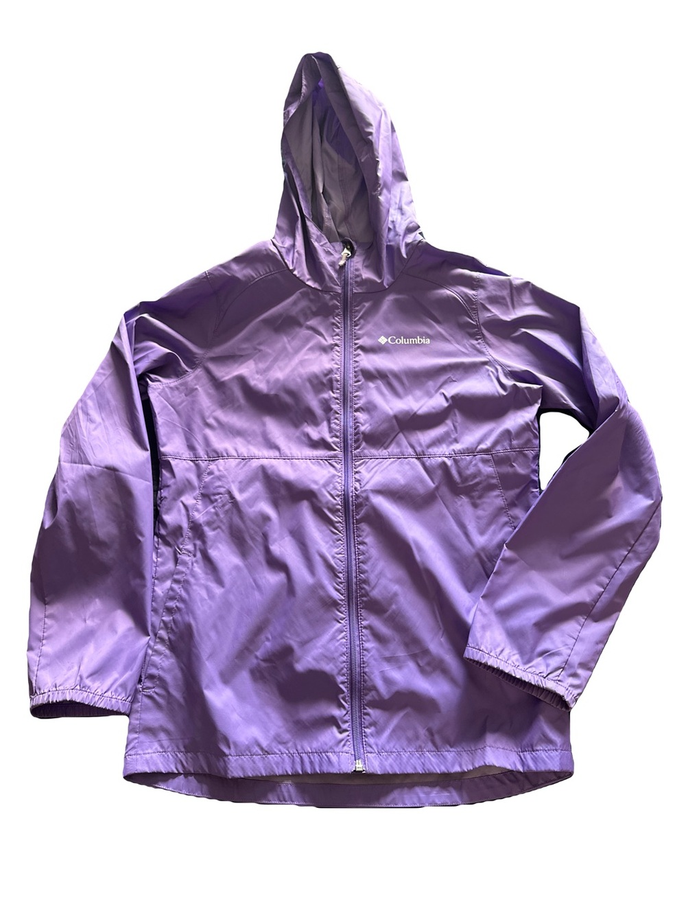 Columbia Light Purple Hooded Shell Jacket